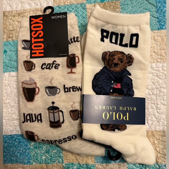 Ralph Lauren Accessories - NWT 2 Sock Bundle 1-Ralph Lauren1-Hot Sox